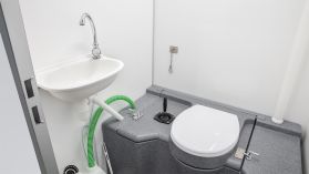 Double portable toilet 300L
