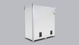 Double portable toilet ceramic
