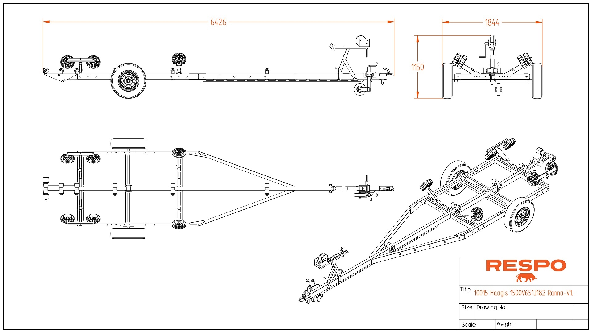 1800V651J182 Harbor trailer