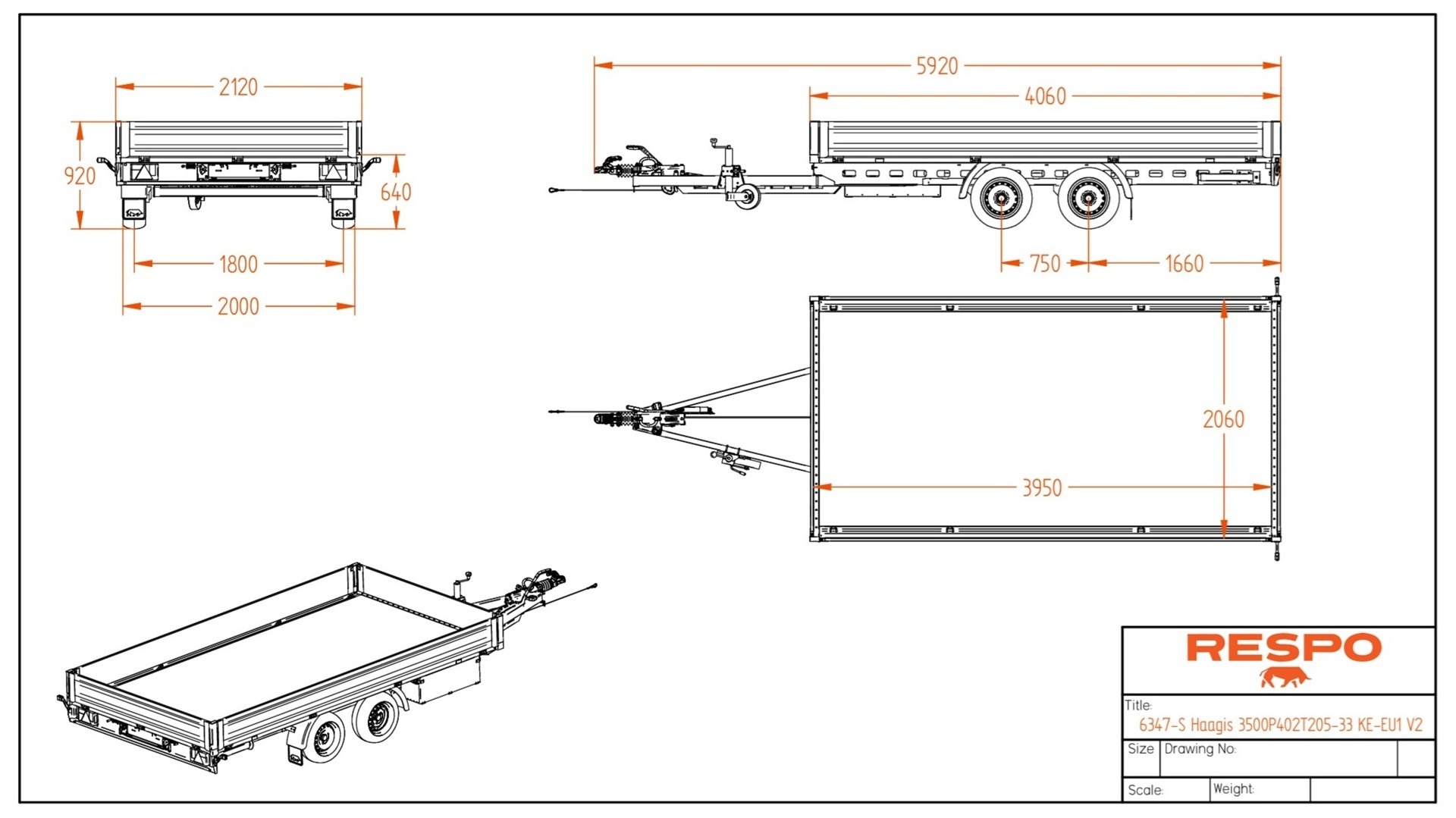 3500P402T205 Platform (su priedais)