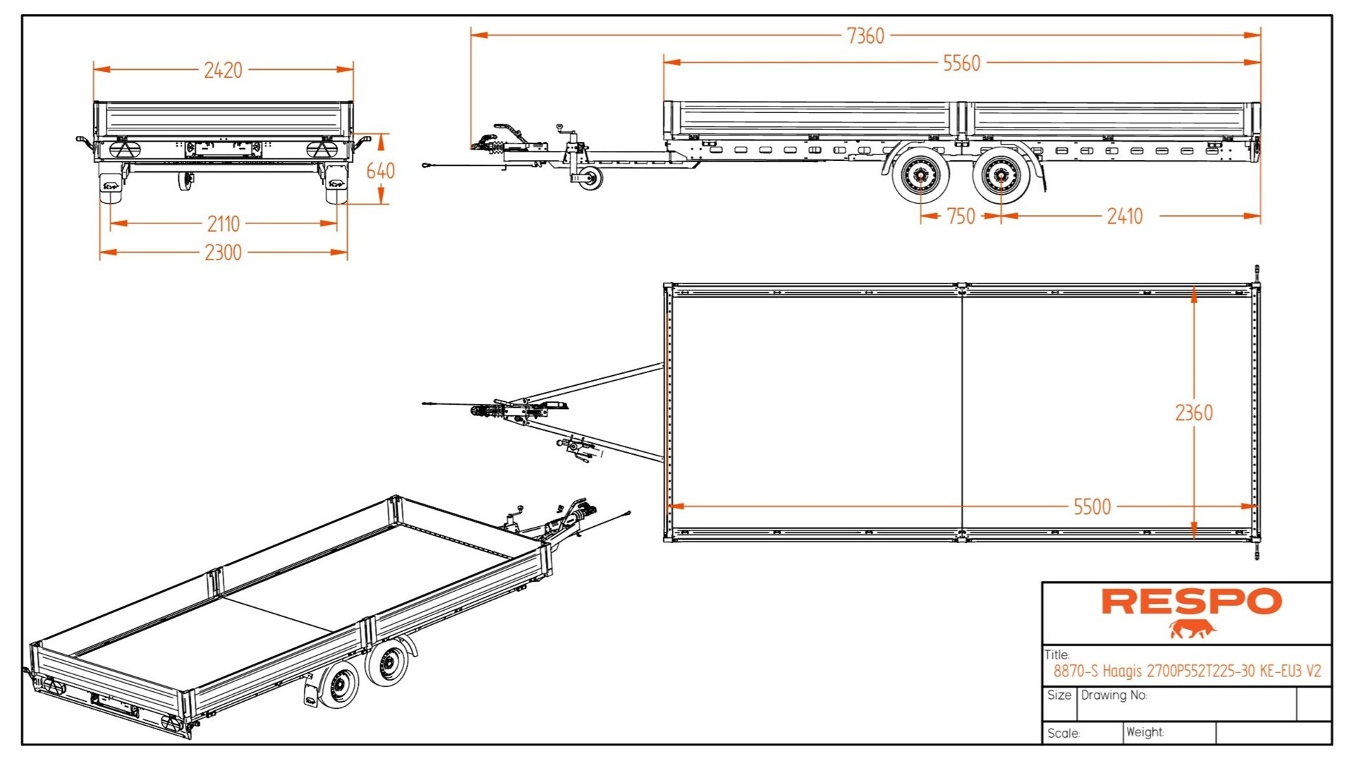 2700P552T225 Platform